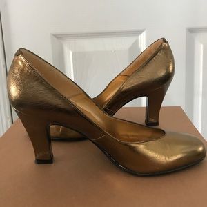 Vintage gold heels
